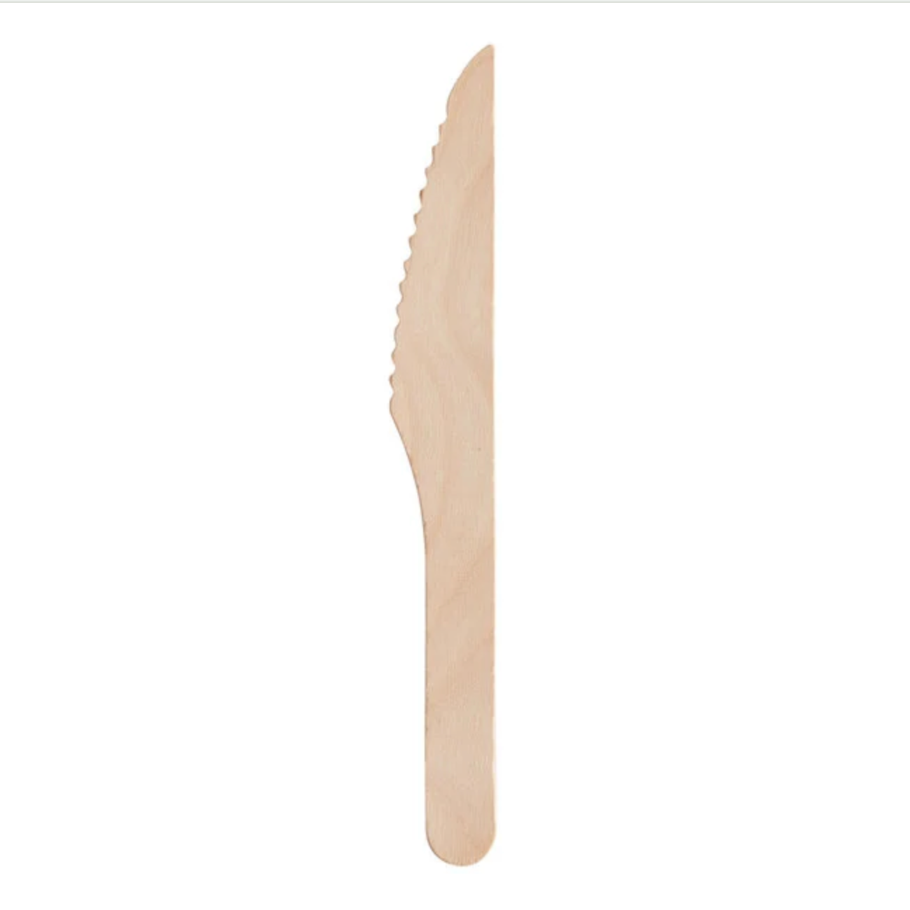 TrueBio Cutlery 6 1/4" Compostable Wooden Knife