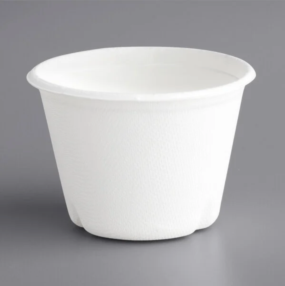 PureBagasse Compostable No PFAS Added Bagasse Portion Cups 2oz / 4oz - 1000/Case