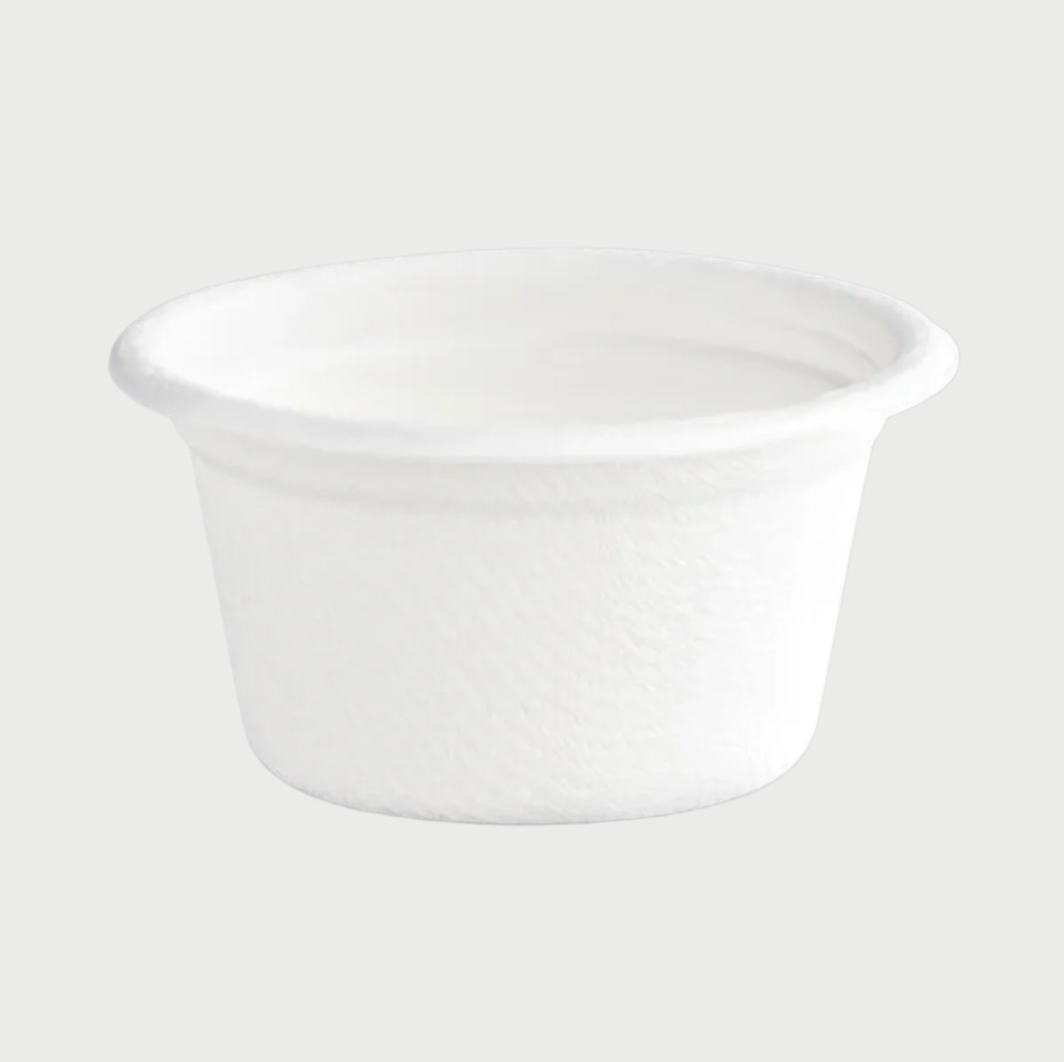 PureBagasse Compostable No PFAS Added Bagasse Portion Cups 2oz / 4oz - 1000/Case