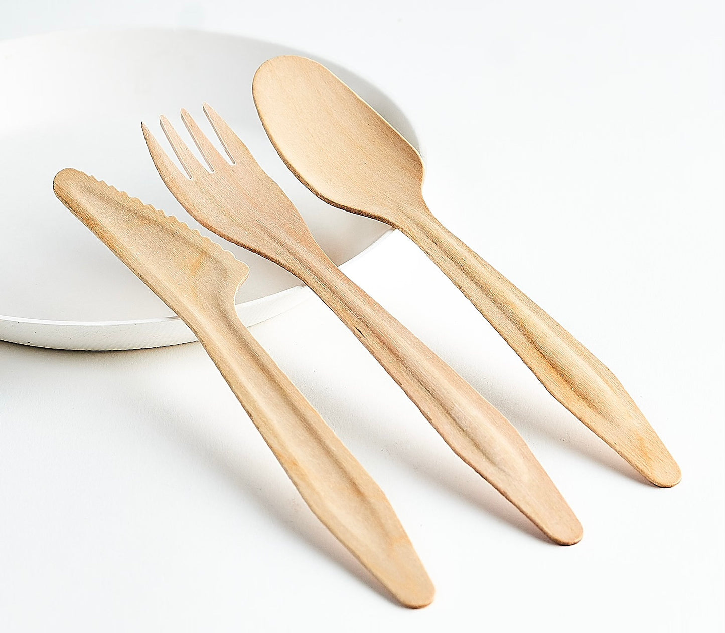 Natural Cutlery 7 1/8" Heavyweight Compostable Disposable Wooden Knife